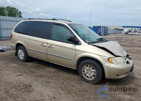 2001 Dodge Grand Caravan Sport from USA, damaged, VIN 2B4GP44G01R200227